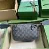 Gucci Men's Supreme GG Monogram Mini Bag in Black
