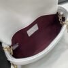 GUCCI GG Marmont mini shoulder bag in white leather