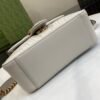 GUCCI GG Marmont small top handle bag in white leather