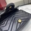 GUCCI GG Marmont mini shoulder bag in black leather