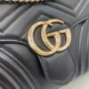 GUCCI GG Marmont medium shoulder bag Variation black leather
