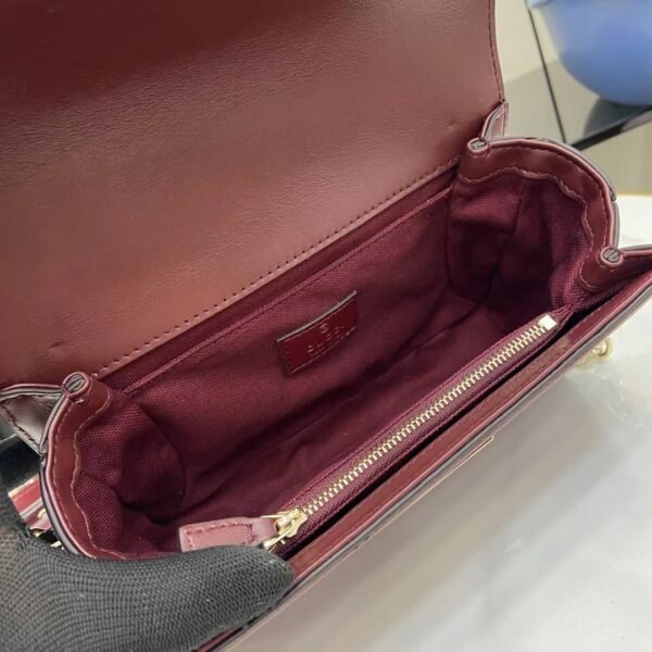 Gucci GG Go small shoulder bag in Rosso Ancora red