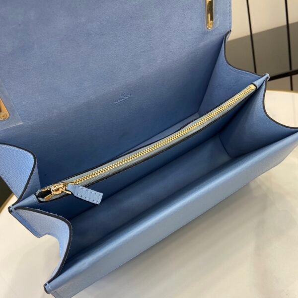 GUCCI GG Dionysus wallet on chain in light blue leather