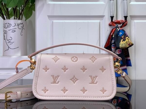 LV Nano Diane Monogram Empreinte Leather