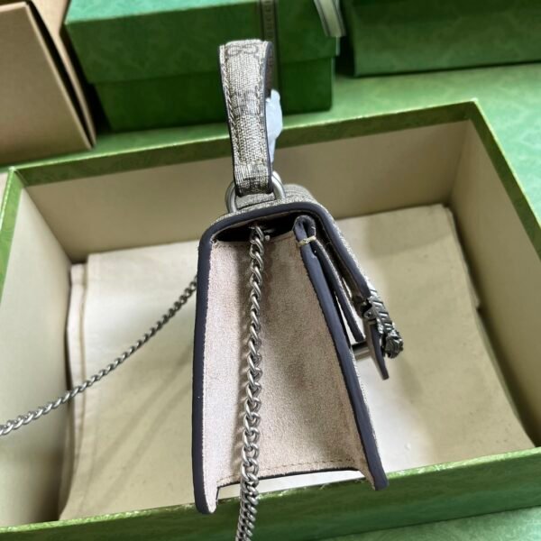 GUCCI GG Supreme Dionysus Mini Bag With Beige Detail