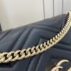 GUCCI GG Marmont medium shoulder bag Variation black leather