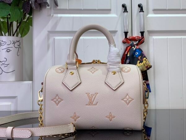LV Nano Speedy Monogram Empreinte Leather