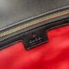 GUCCI GG Marmont medium shoulder bag Variation black leather