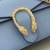 GUCCI GG Dionysus wallet on chain in light blue leather
