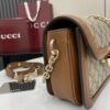 Gucci GG Go small shoulder bag in Brown Leather