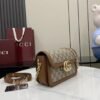 Gucci GG Go small shoulder bag in Brown Leather