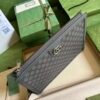 GUCCI Ophidia GG Supreme canvas pouch