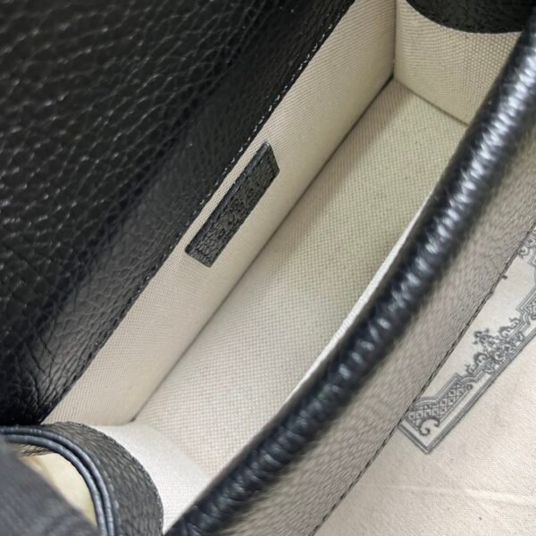 Gucci GG Dionysus Mini Black in Calfskin with Silver-tone