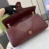 GUCCI GG Marmont medium shoulder bag Variation Rosso Ancora red leather