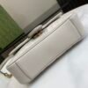 GUCCI GG Marmont small shoulder bag in light grey leather