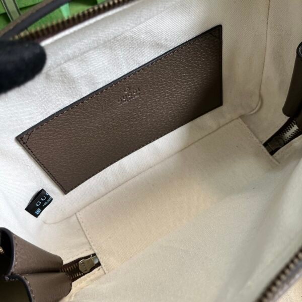 GUCCI Ophidia small crossbodybag in beige and ebony Supreme