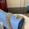 GUCCI GG Dionysus wallet on chain in light blue leather