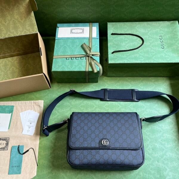 Gucci GG Supreme Tender fabric medium Ophidia crossbody bag