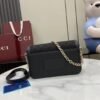 Gucci Go small shoulder bag in black GG canvas