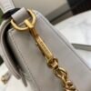 GUCCI GG Marmont small top handle bag in white leather