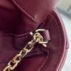 GUCCI GG Marmont mini shoulder bag in Rosso Ancora red leather