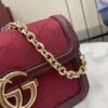 Gucci GG Go small shoulder bag in Rosso Ancora red