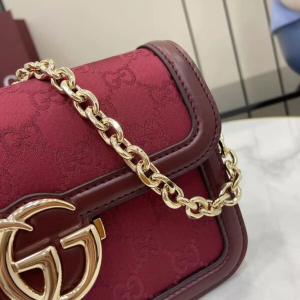 Gucci GG Go small shoulder bag in Rosso Ancora red