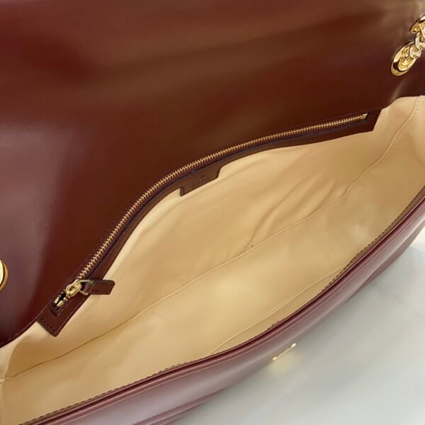 GUCCI GG Marmont medium shoulder bag Variation Rosso Ancora red leather