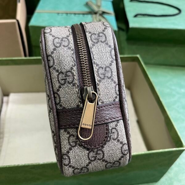 GUCCI Ophidia small crossbody bag in Beige Green GG Canvas