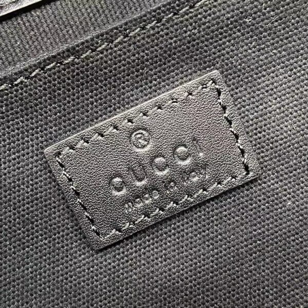 Gucci Go small shoulder bag in black GG canvas