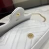 GUCCI GG Marmont mini shoulder bag in white leather