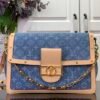 LV Dauphine Soft GM Monogram Denim
