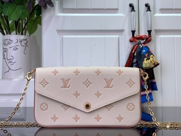 LV Félicie Pochette Monogram Empreinte Leather