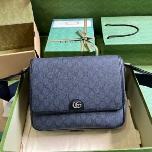 Gucci GG Supreme Tender fabric medium Ophidia crossbody bag