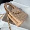 Chanel MM Kelly Shopper Beige Handle Bags