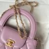 Chanel MM Kelly Shopper Lilac Handle Bags