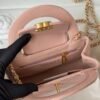 Chanel MM Kelly Shopper Light Pink Shiny Handle Bags