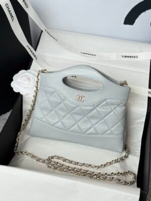 Chanel Shoulder Mini Bag 31 Nano Grey