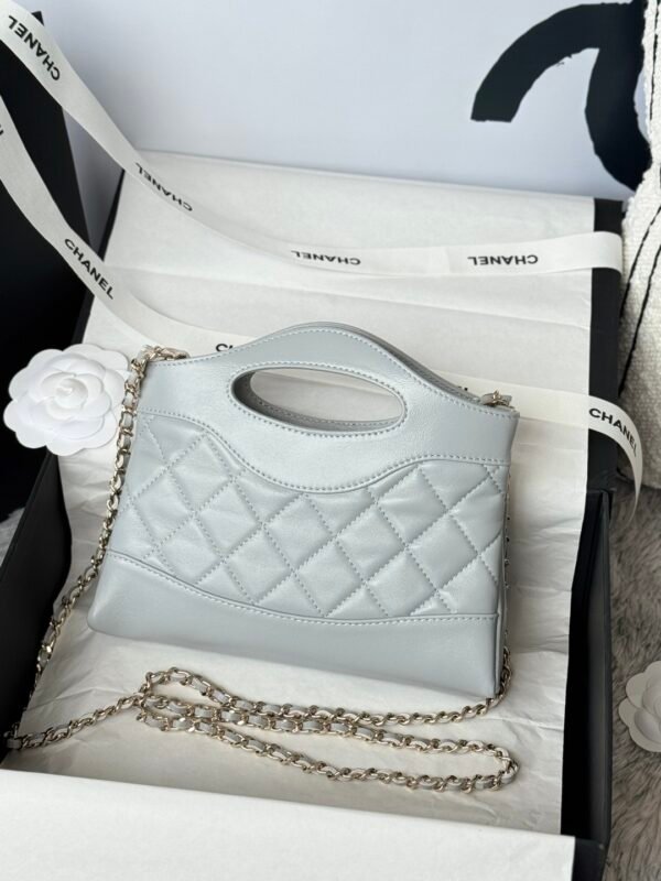Chanel Shoulder Mini Bag 31 Nano Grey