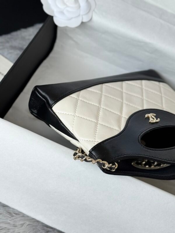 Chanel Shoulder Mini Bag 31 Nano Black × White
