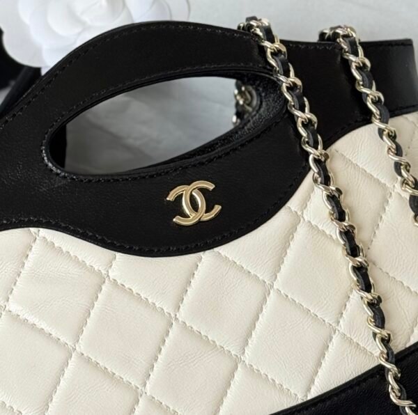 Chanel Shoulder Mini Bag 31 Nano Black × White