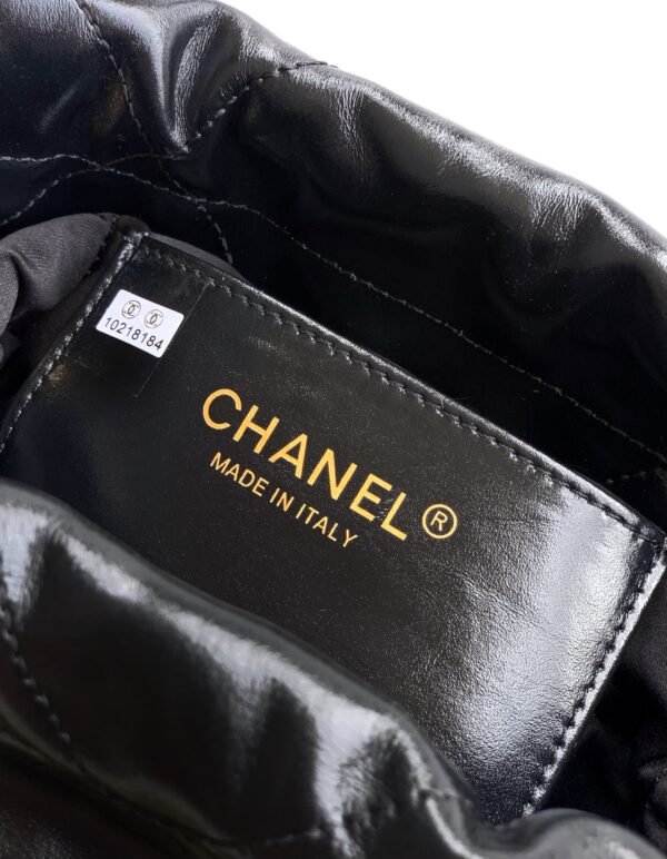Chanel 22 Mini Handbag, Shiny Calfskin & Gold-Tone Metal