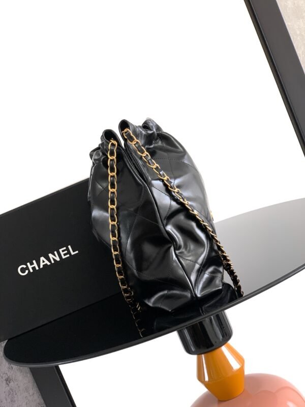 Chanel 22 Small Handbag, Shiny Calfskin & Gold-Tone Metal