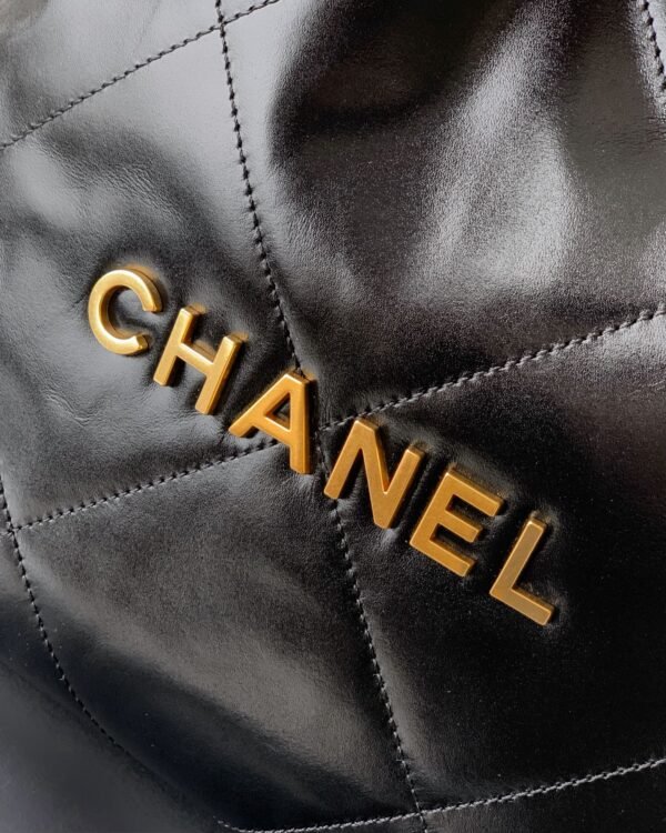 Chanel 22 Small Handbag, Shiny Calfskin & Gold-Tone Metal