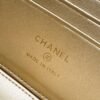 Chanel Grey Lambskin Quilted Small CC Dynasty Vanity Case With Chain [Metal ball series]