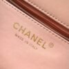 Chanel Lambskin Quilted Mini Top Handle Rectangular Flap Pink