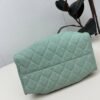 Chanel 25 Small Handbag Grained Calfskin & Gold-Tone Metal Green Caviar