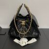 Chanel 25 Small Handbag Grained Calfskin & Gold-Tone Metal Black