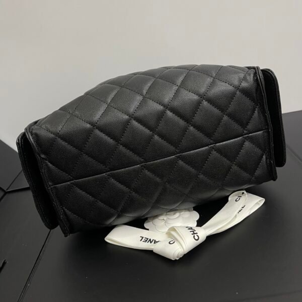 Chanel 25 Small Handbag Grained Calfskin & Gold-Tone Metal Black