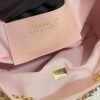 Chanel 25 Small Handbag Grained Calfskin & Gold-Tone Metal Light Pink